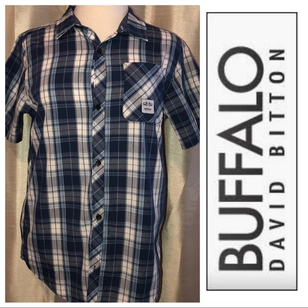 Buffalo David Bitton Plaid Button Down